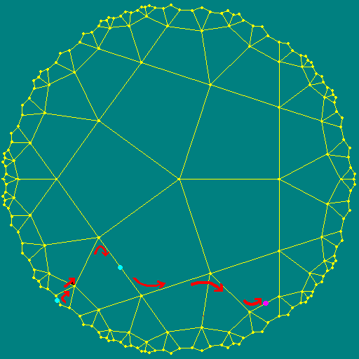 {4,5}-tessellation of the hyperbolical plane